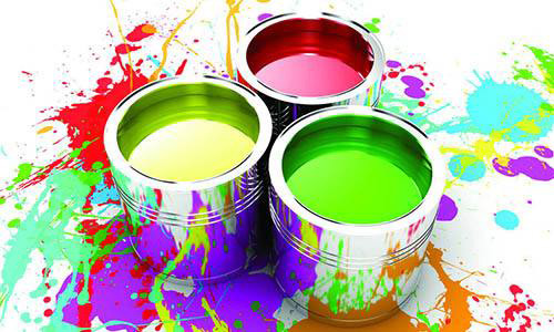 (圖:防火涂料展示圖)